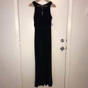 NWT TIANA B. Long Dress Black